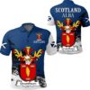 Grantham Scottish Family Crest Scotland Special Polo Shirt - Golf Shirt A7