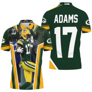 Green Bay Packer Davante Adams Legend 17 Polo Shirt