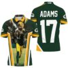 Green Bay Packer Davante Adams Legendary Polo Shirt