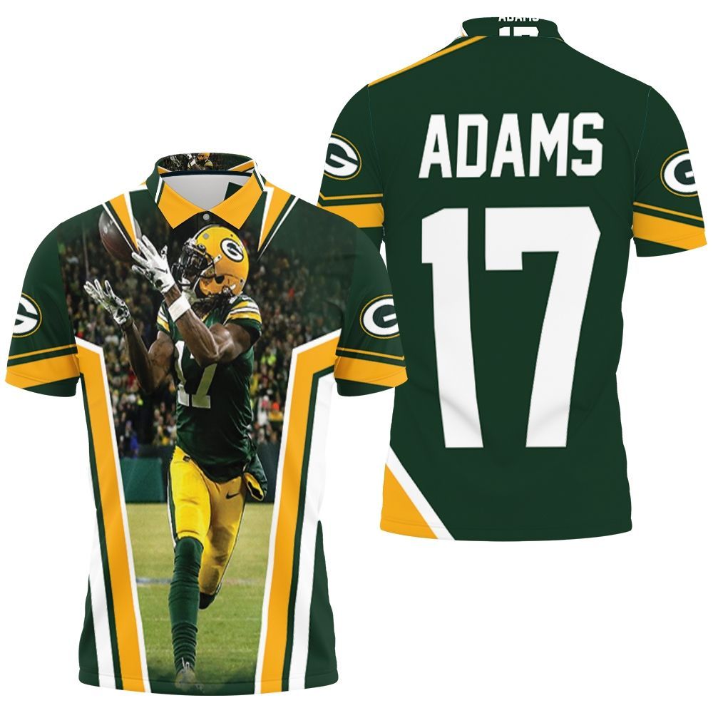 Green Bay Packer Davante Adams Legendary Polo Shirt Green Bay Packer Davante Adams Legendary Polo Shirt
