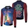 Grinch Christmas Last Christmas Holly Holly 3D Designed Allover Black Gift For Grinch Fans Christmas Fans Bomber Jacket