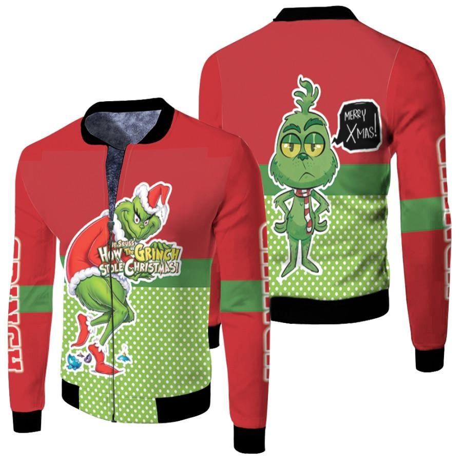 Grinch Christmas Merry X Mas How To Grinch Stole Christmas Red Green 3D Designed Allover Gift For Grinch Fans Christmas Fans Bomber Jacket Grinch Christmas Merry X Mas How To Grinch Stole Christmas Red Green 3D Designed Allover Gift For Grinch Fans Christmas Fans Bomber Jacket