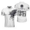 Grip It N' Rip It Golf Skull Polo Shirt