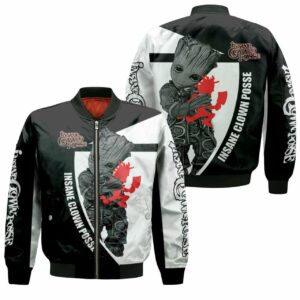 Groot Insane Clown Posse 3D T Shirt Hoodie Sweater Jersey Bomber Jacket Model 2453 Bomber Jacket