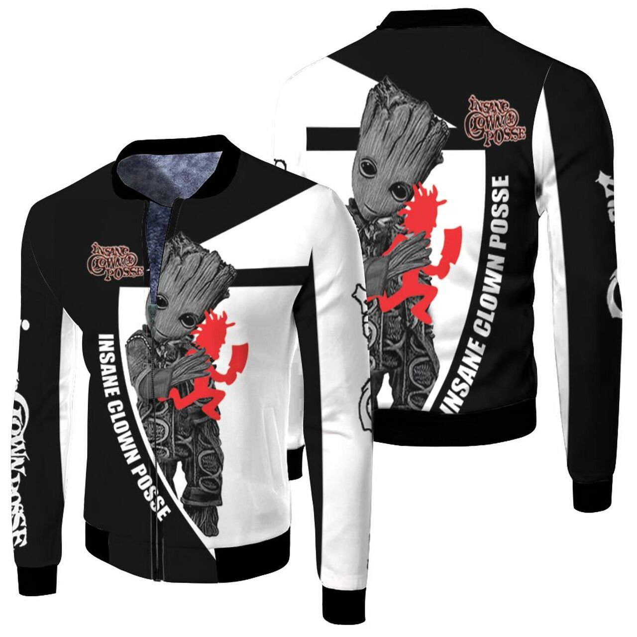 Groot Insane Clown Posse 3D T Shirt Hoodie Sweater Jersey Bomber Jacket Model 2454 Bomber Jacket Groot Insane Clown Posse 3D T Shirt Hoodie Sweater Jersey Bomber Jacket Model 2454 Bomber Jacket