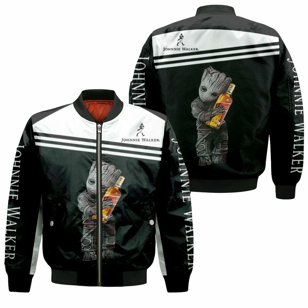 Groot Loves Johnnie Walker 3D T Shirt Hoodie Sweater Jersey Bomber Jacket Model 2461 Bomber Jacket Groot Loves Johnnie Walker 3D T Shirt Hoodie Sweater Jersey Bomber Jacket Model 2461 Bomber Jacket