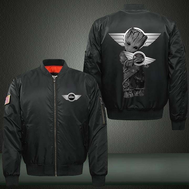 Groot Mini Bmw Logo 3D Bomber Jacket Groot Mini Bmw Logo 3D Bomber Jacket