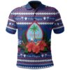 Guam Christmas laurel wreath Polo Shirt TH4