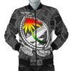 Guam Men's Bomber Jacket - Polynesian Turtle Style - BN01 Bomber Jacket
