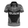 Guam Polo Shirt - Polynesian Chief Black Version - BN10