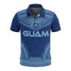 Guam Polo Shirt - Polynesian Chief Flag Version - BN10