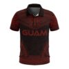Guam Polo Shirt - Polynesian Chief Red Version - BN10