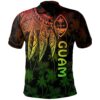 Guam Polo Shirt - Polynesian Wings (Reggae) - BN15