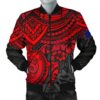 Guam Polynesian Bomber Jacket (Men) - Red Turtle - BN15 Bomber Jacket