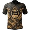 Guam Polynesian Polo Shirt - Guam Gold Seal Camisole Hibiscus Style - BN18
