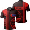 Guam Red Polo Shirt- Boba Style - AH - J14