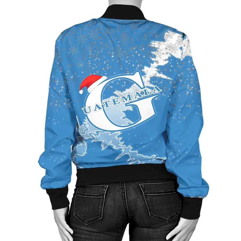 Guatemala-Christmas-Coat-Of-Arms-Women-Bomber-Jacket-X-Style-J78-Bomber-Jacket-1