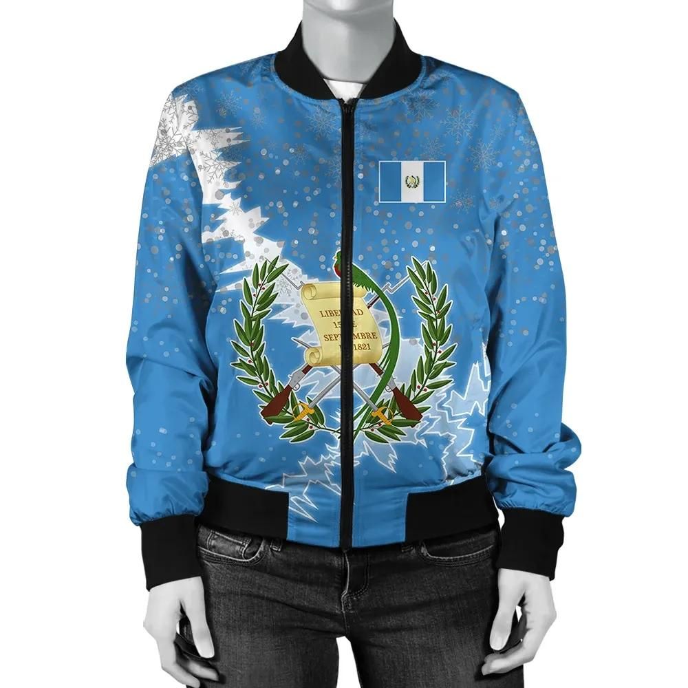 Guatemala Christmas Coat Of Arms Women Bomber Jacket X Style J78 Bomber Jacket Guatemala Christmas Coat Of Arms Women Bomber Jacket X Style J78 Bomber Jacket