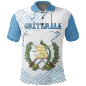 Guatemala Polo Shirt With Special Map K5