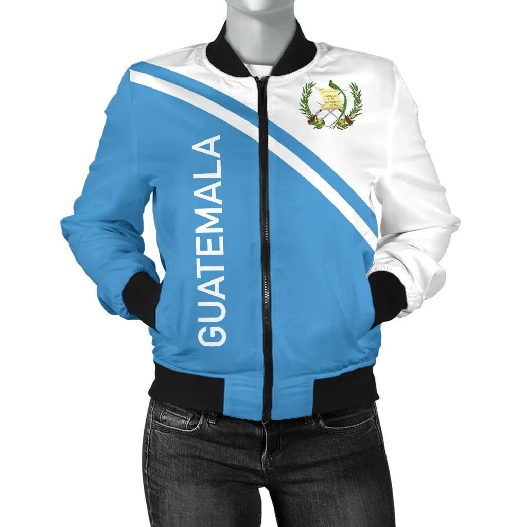 Guatemala Women's Bomber Jacker - Curve Version - BN11 Guatemala Women's Bomber Jacker - Curve Version - BN11