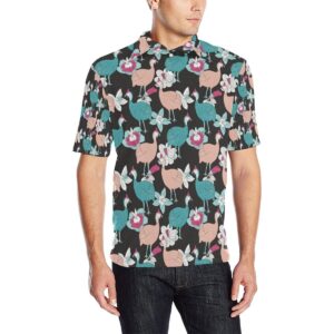 Guinea Fowl Pattern Print Design 03 Men Polo Shirt