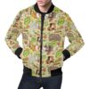 Guinea Pig Pattern Print Mens Bomber Jacket