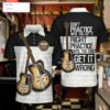 Guitar Don'T Practice Until You Get It Right Custom Name Polo Shirt