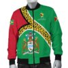 Guyana Bomber Jacket Flag Map CoA Limited A15 Bomber Jacket