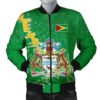 Guyana Christmas Coat Of Arms Men Bomber Jacket  X Style J78 Bomber Jacket