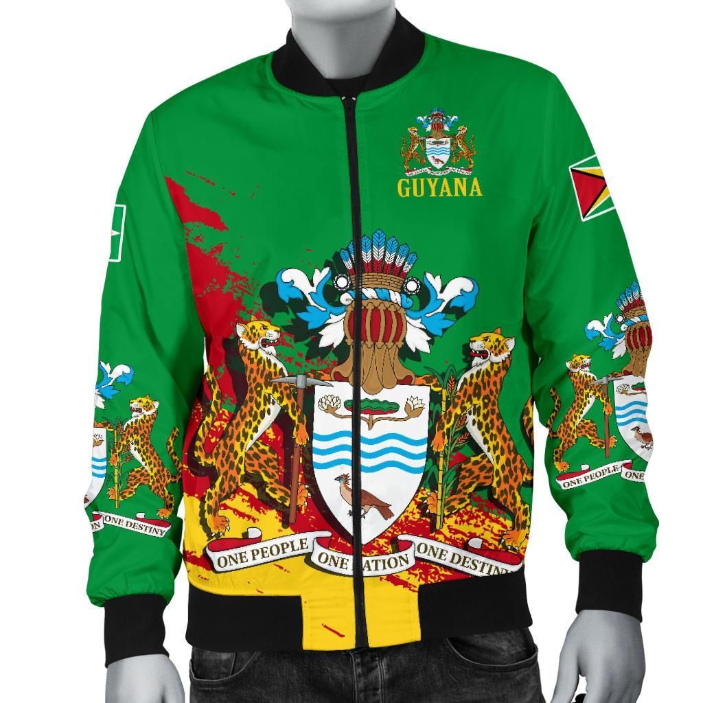 Guyana Special Men's Bomber Jacket A7 Bomber Jacket Guyana Special Men's Bomber Jacket A7 Bomber Jacket