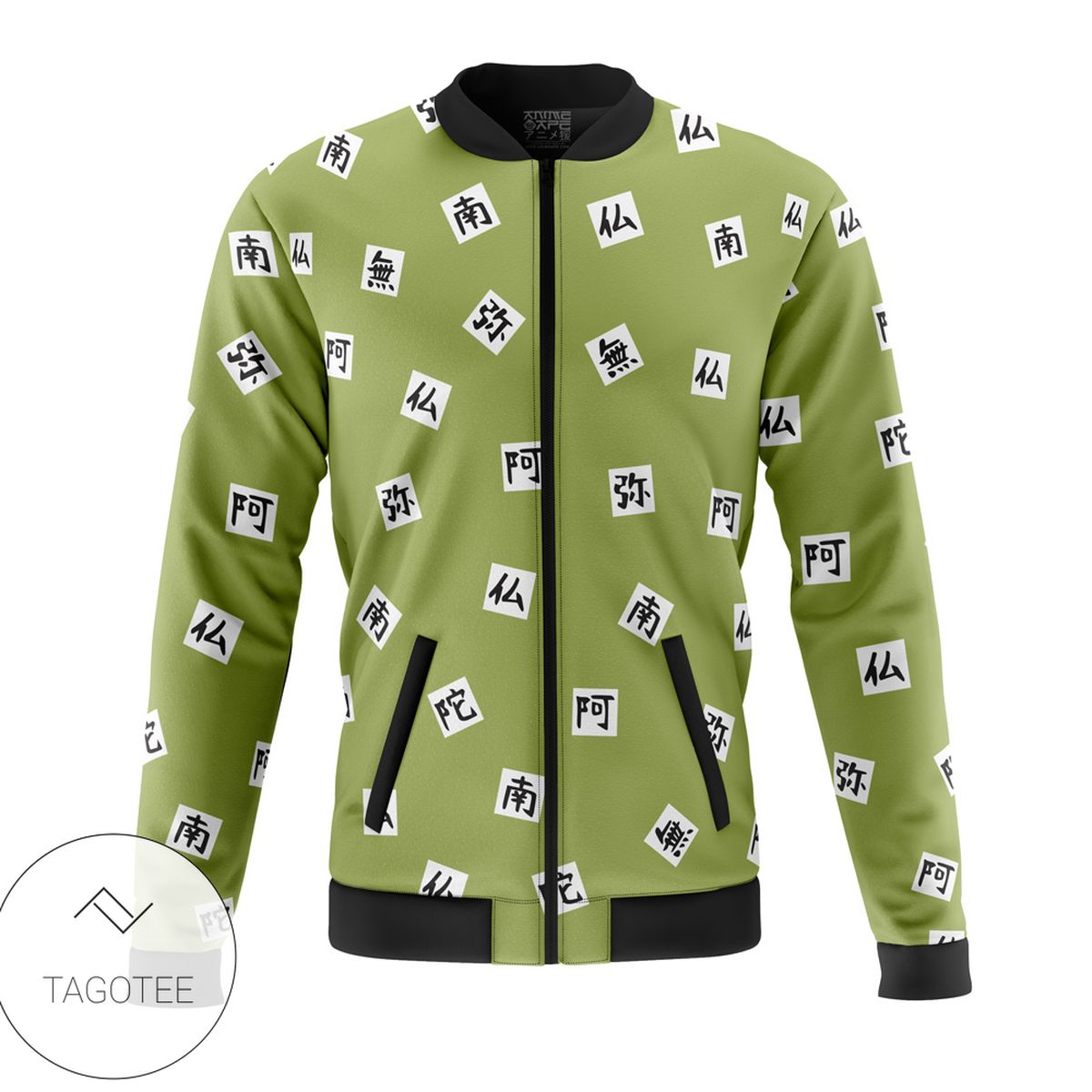 Gyomei Himejema Demon Slayer Casual Bomber Jacket Gyomei Himejema Demon Slayer Casual Bomber Jacket