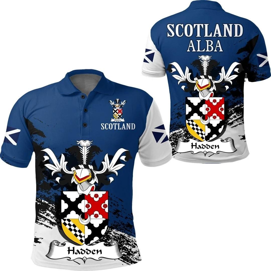 Hadden Scottish Family Crest Scotland Special Polo Shirt - Golf Shirt A7 Hadden Scottish Family Crest Scotland Special Polo Shirt - Golf Shirt A7