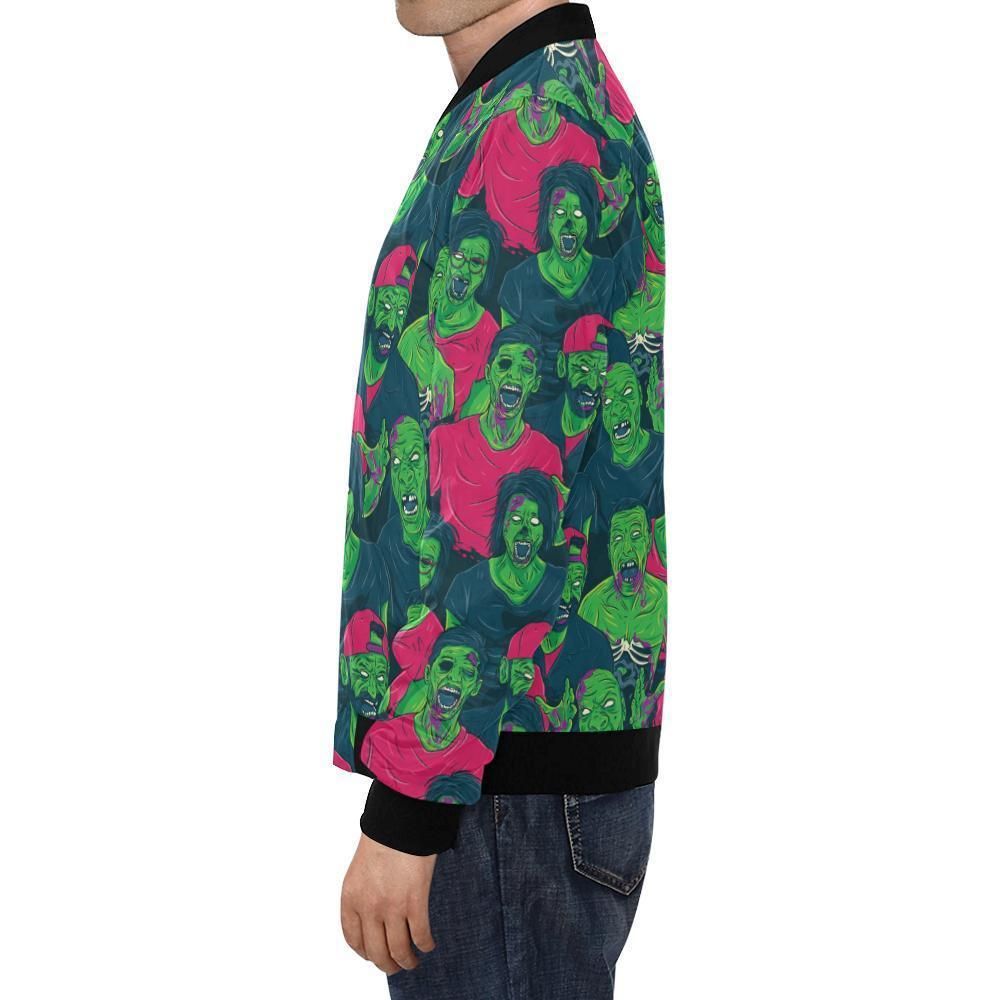 Halloween-Zombie-Pattern-Print-Mens-Bomber-Jacket-1