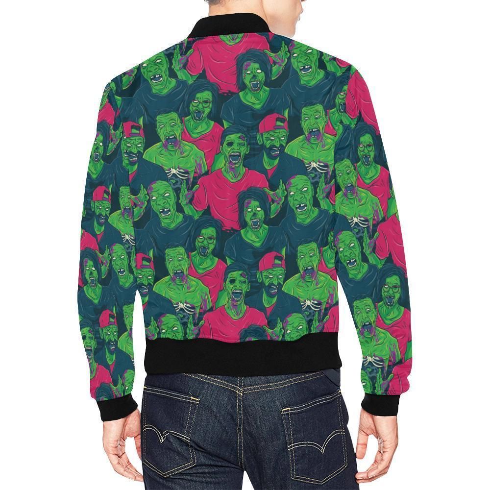 Halloween-Zombie-Pattern-Print-Mens-Bomber-Jacket-2