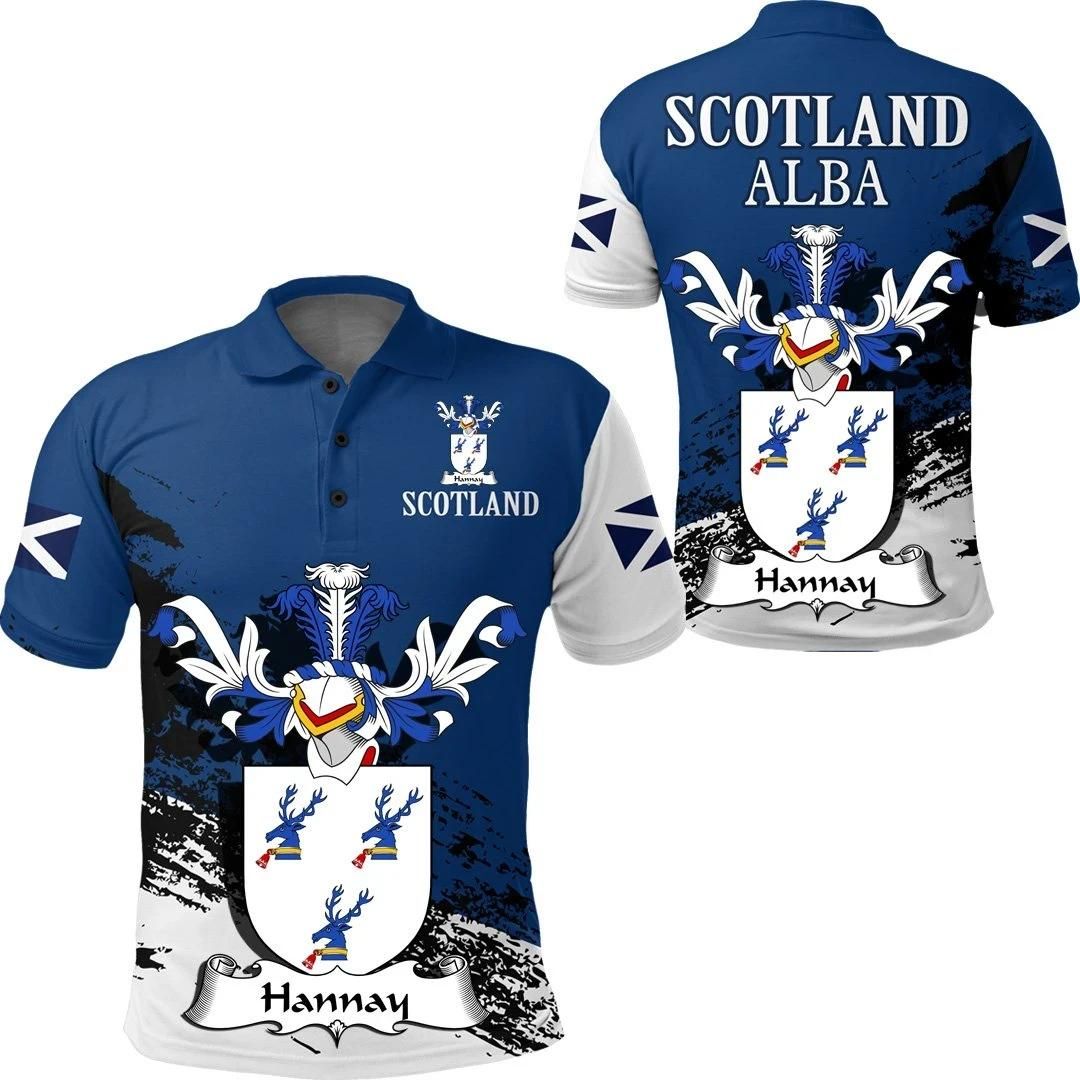 Hannay Scottish Family Crest Scotland Special Polo Shirt - Golf Shirt A7 Hannay Scottish Family Crest Scotland Special Polo Shirt - Golf Shirt A7