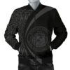 Hawaii Coat Of Arm Polynesian Men's Bomber Jacket - Circle Style 06 - AH - J1 Bomber Jacket