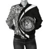 Hawaii Coat Of Arm Women's Bomber Jacket - Circle Style 01 - AH - J1 Bomber Jacket