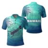 Hawaii Dive Coat Of Arm Polo Shirt - AH J4