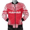 Hawaii Flag Polynesian Chief Men's Bomber Jacket - Bn10 Bomber Jacket