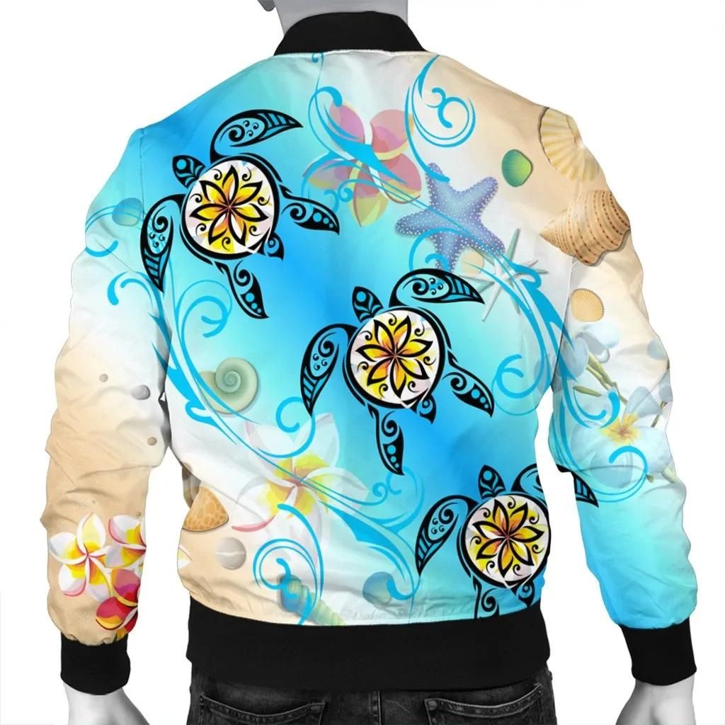 Hawaii-Fresh-Beach-Turtle-Plumeria-Bomber-Jacket-AH-Brian-Style-J5R-Bomber-Jacket-1