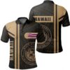 Hawaii Gold Polo Shirt- Boba Style - AH - J14