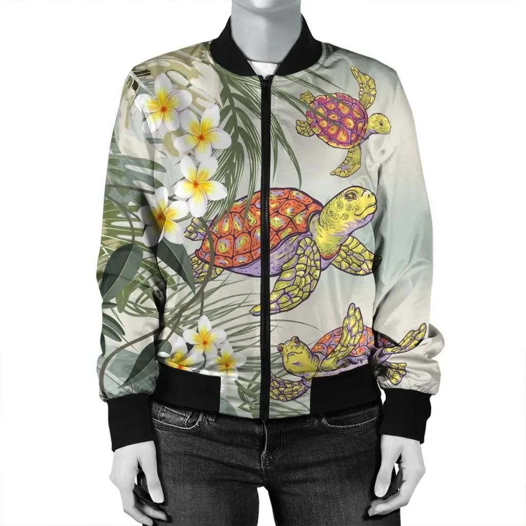 Hawaii-Honu-Chibi-Sea-Plumeria-Bomber-Jacket-AH-J4R-Bomber-Jacket-2