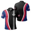 Hawaii Kakau Flag Polo Shirt - AH - J4