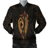 Hawaii Kakau Makau Fish Hook Kanaka Map Men's Bomber Jacket Polynesian - AH - J6 Bomber Jacket