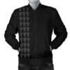 Hawaii Kakau Polynesian Coat Of Arms Men's Bomber Jacket - Grey - AH - J6 Bomber Jacket