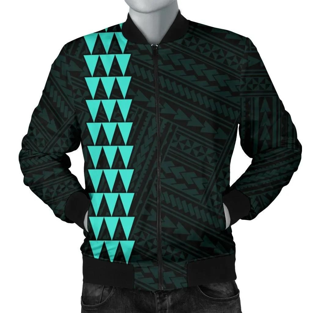 Hawaii-Kakau-Polynesian-Kanaka-Map-Mens-Bomber-Jacket-Turquoise-AH-J6-Bomber-Jacket-2