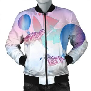Hawaii Kanaka Map Horizon Turtle Bomber Jacket - AH - J5R Bomber Jacket