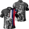 Hawaii King Flag Polo Shirt - J4