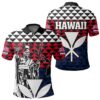 Hawaii King Kakau Polo Shirt - AH J4