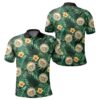 Hawaii Map Coat Of Arms Tropical Summer Style Polo Shirt - AH - J5